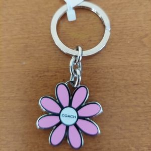 NWT COACH Daisy Keychain in Pink!
